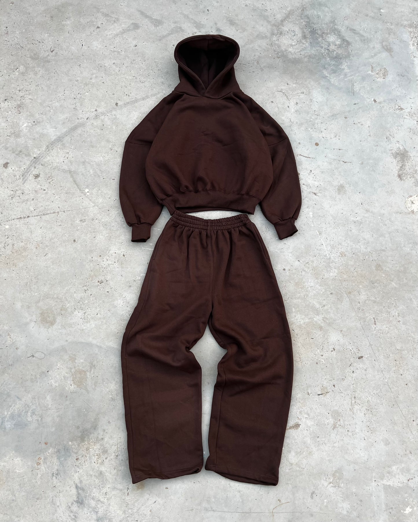 BROWN LEGACY hoodie sweatsuit