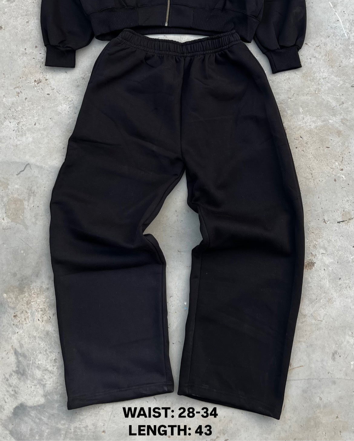 BLACK LEGACY zip up sweatsuit