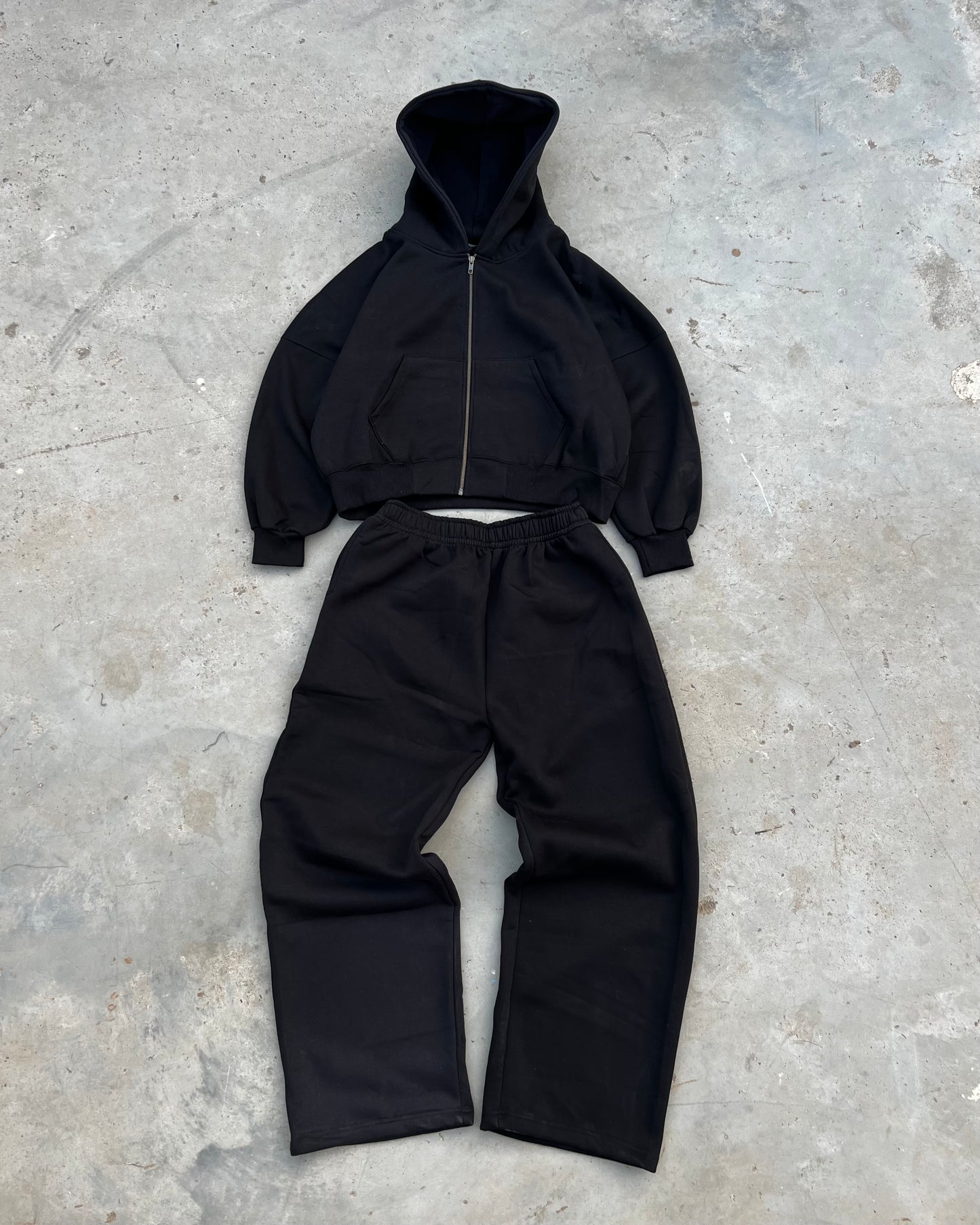 BLACK LEGACY zip up sweatsuit