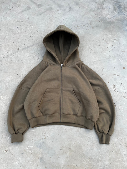 KHAKI LEGACY ZIP-UP