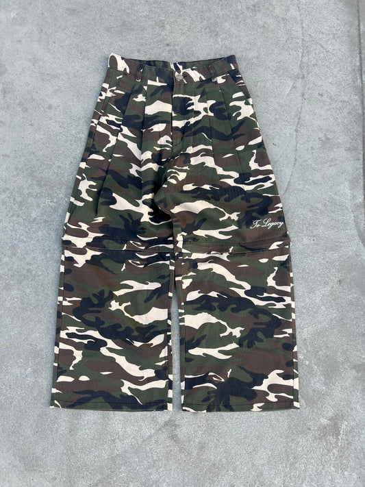 Convertible camo pants